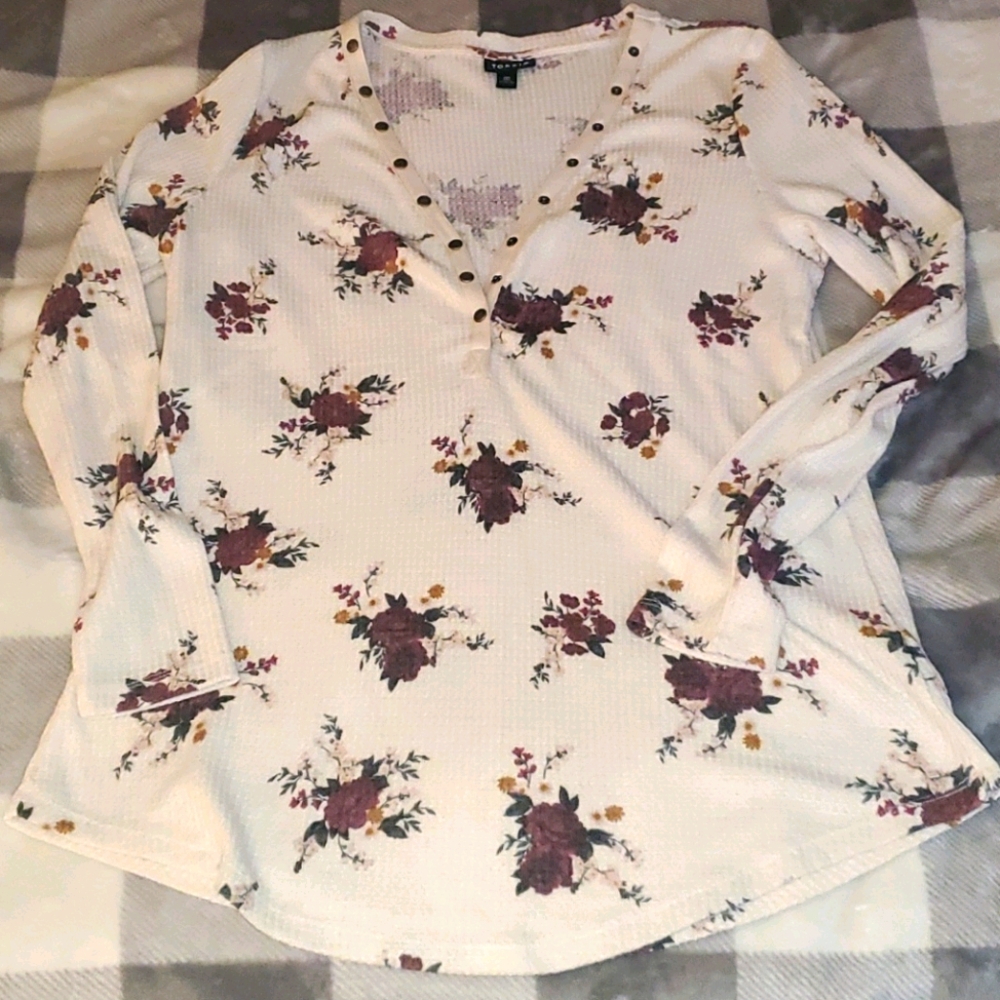 TORRID Size 00 Waffle knit top
